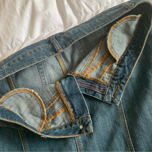 Mermaid Skirt Flare MIDI Denim 18W Midi Slip skirt - Picture 8 of 11